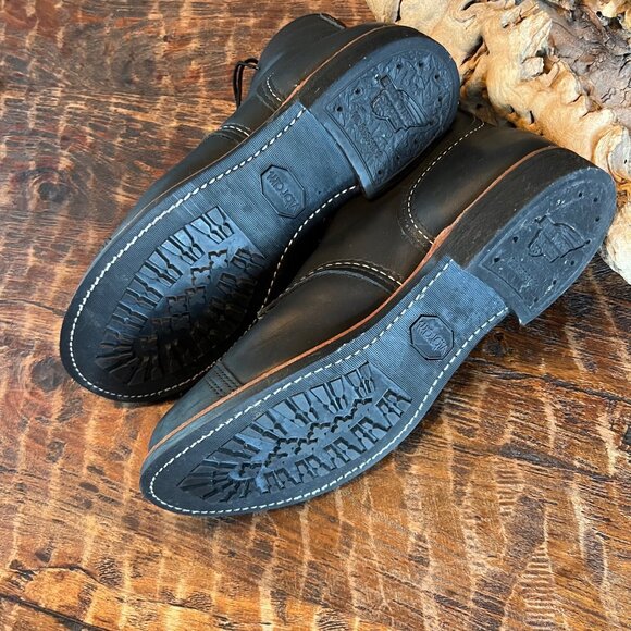 Red Wing Iron Ranger Black Leather Lace-Up Boots Size 10D Made In USA - Picture 7 of 10